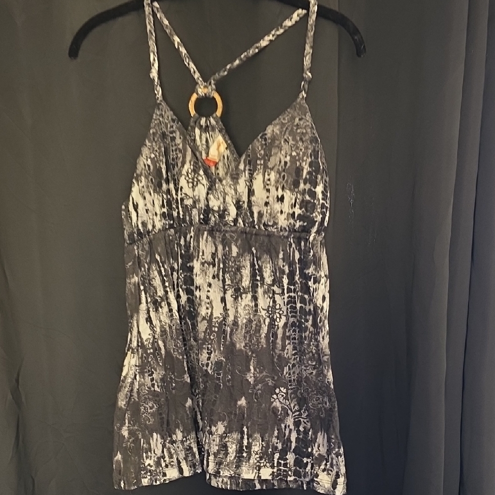 No Boundaries Monochrome Tie-Dye Camisole